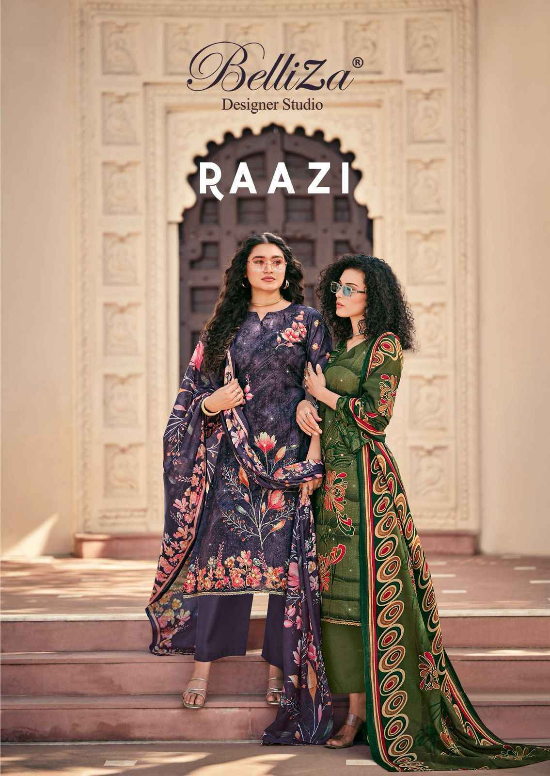 Belliza Designer Raazi Wholesale Cotton Dress Material ( 8 pcs Catalogue )