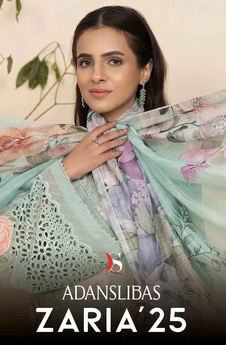Deepsy Adanslibas Zaria Vol 25 Cotton Dress Material - Surat Wholesale Market ( 6 pcs Catalogue )