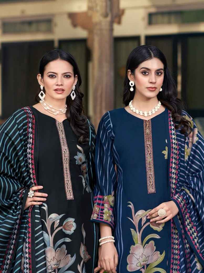 Pakiza Prints Noor Vol 53 Silk Chanderi Dress Material - Surat Wholesale Market ( 10 pcs Catalogue )