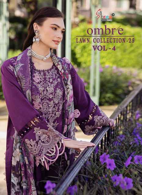 Shree Fabs Ombre 25 Vol 4 Cotton Dress Material - Wholesale Factory (7 pcs Catalogue)