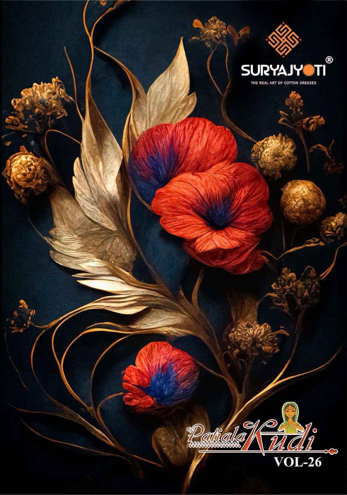 Suryajyoti Patiala Kudi Vol 26 Cotton Dress Material - Surat Wholesale Market ( 10 pcs Catalogue )