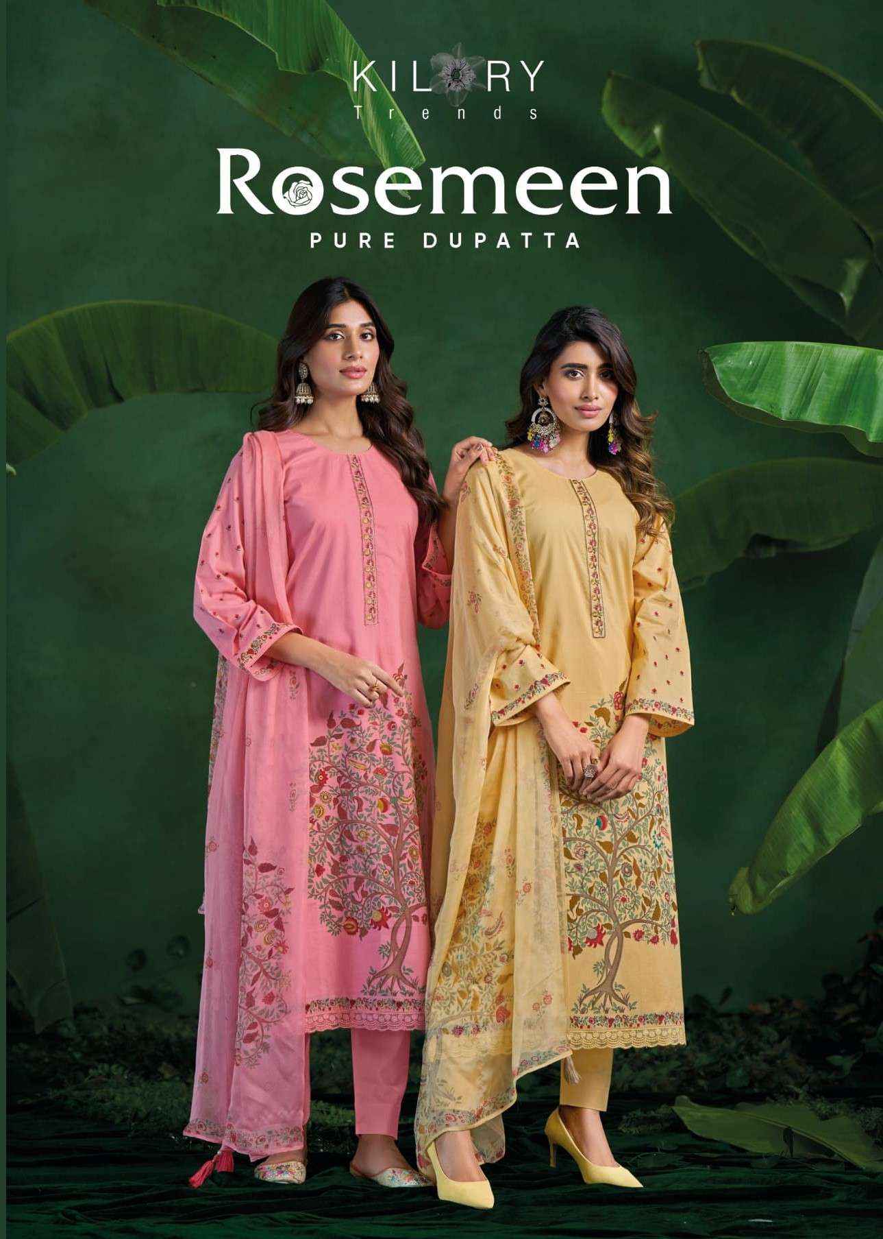 Kilory Rosemeen Cotton Dress Material Wholesale Price ( 4 Pcs Catalogue )