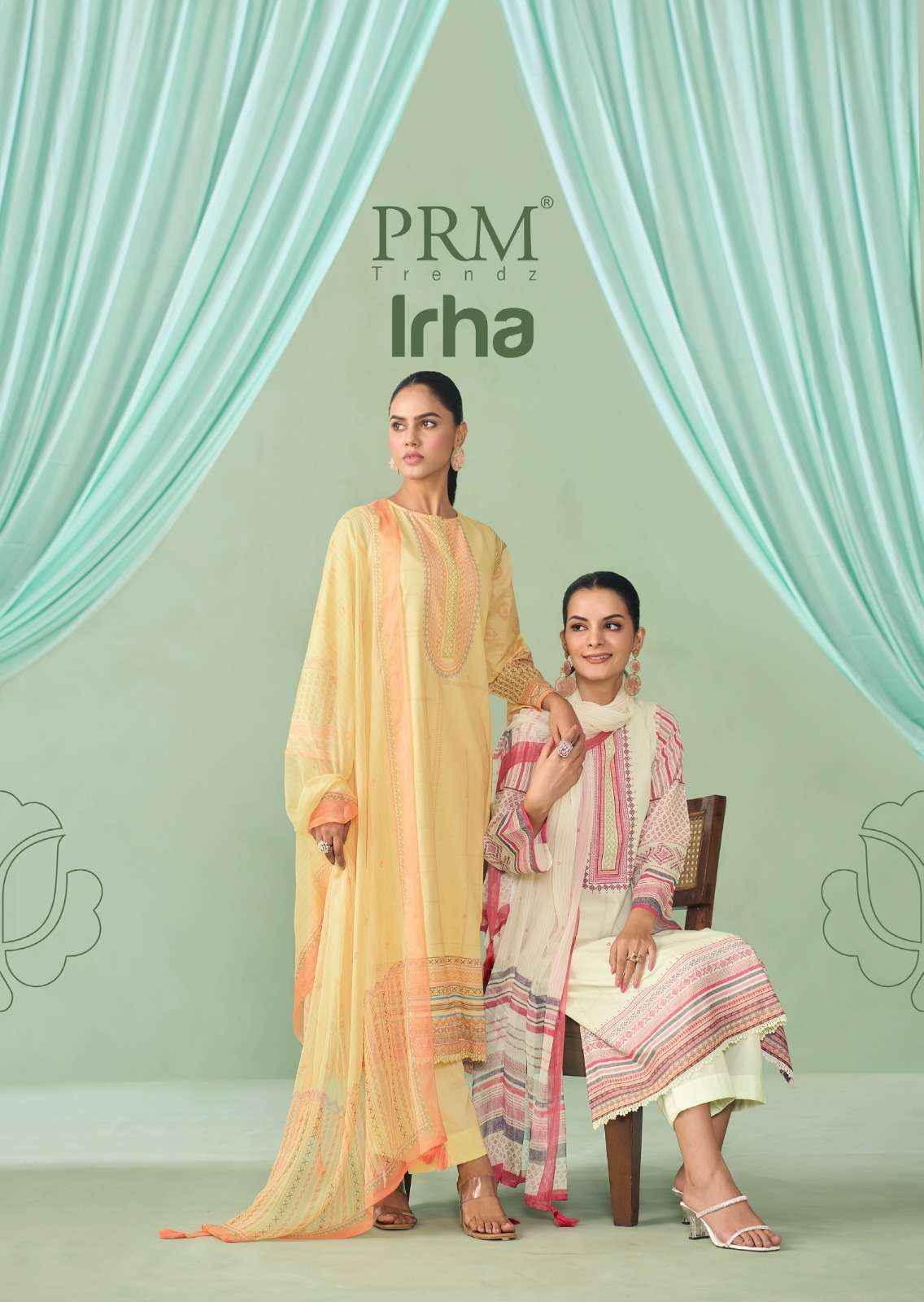 Prm Trendz Irha Pure Cotton Linen Suits New Catalog Wholesale Price ( 6 Pcs Catalog )