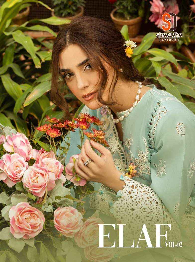 Shraddha Designer Elaf Vol 2 Cotton Salwar Kameez Wholesale Price ( 4 Pcs Catalog )