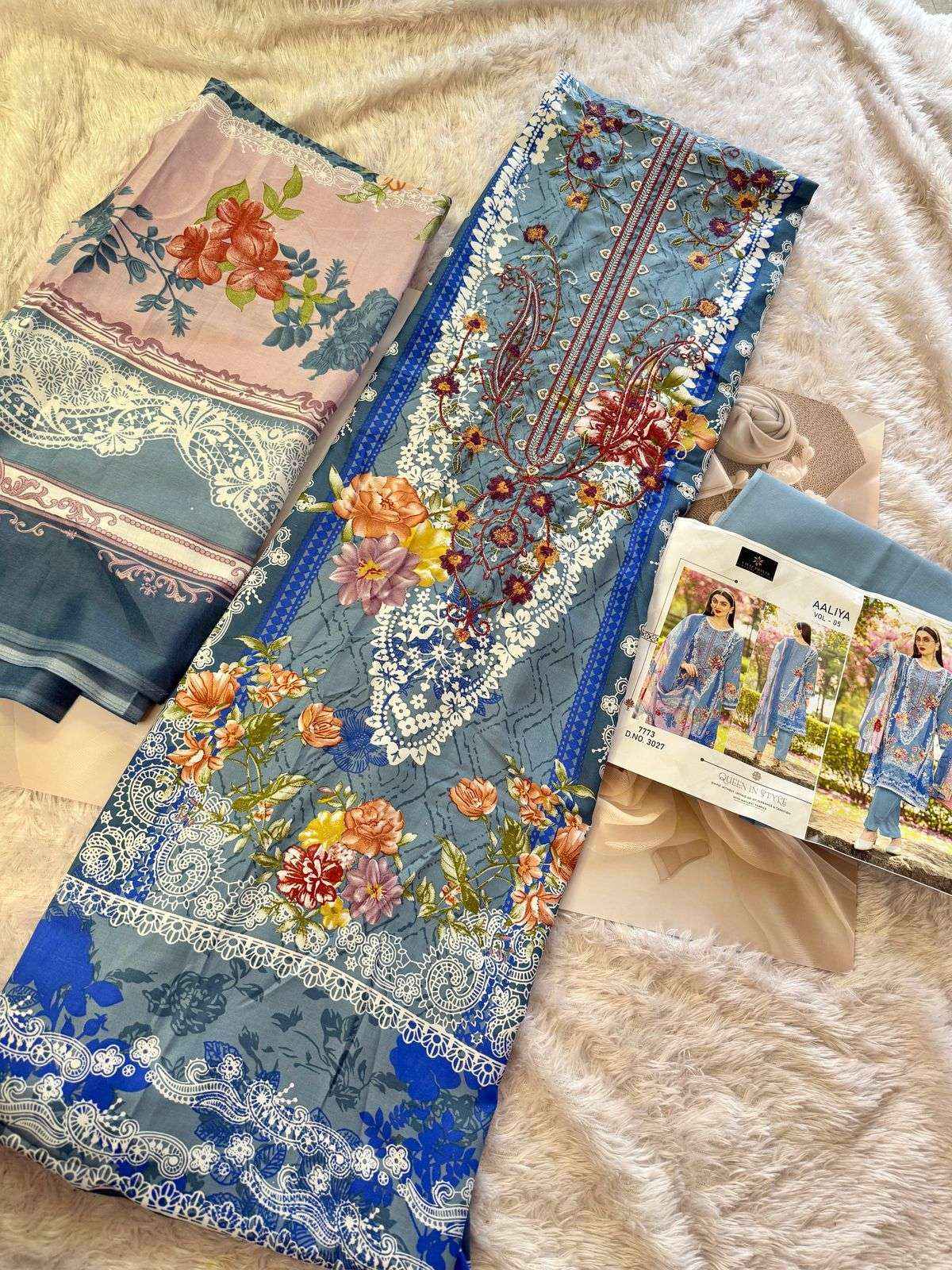 AALIZ PRINTS AALIYA VOL 5 COTTON DIGITAL PRINTS SALWAR SUIT ( 4 PCS CATALOGUE )