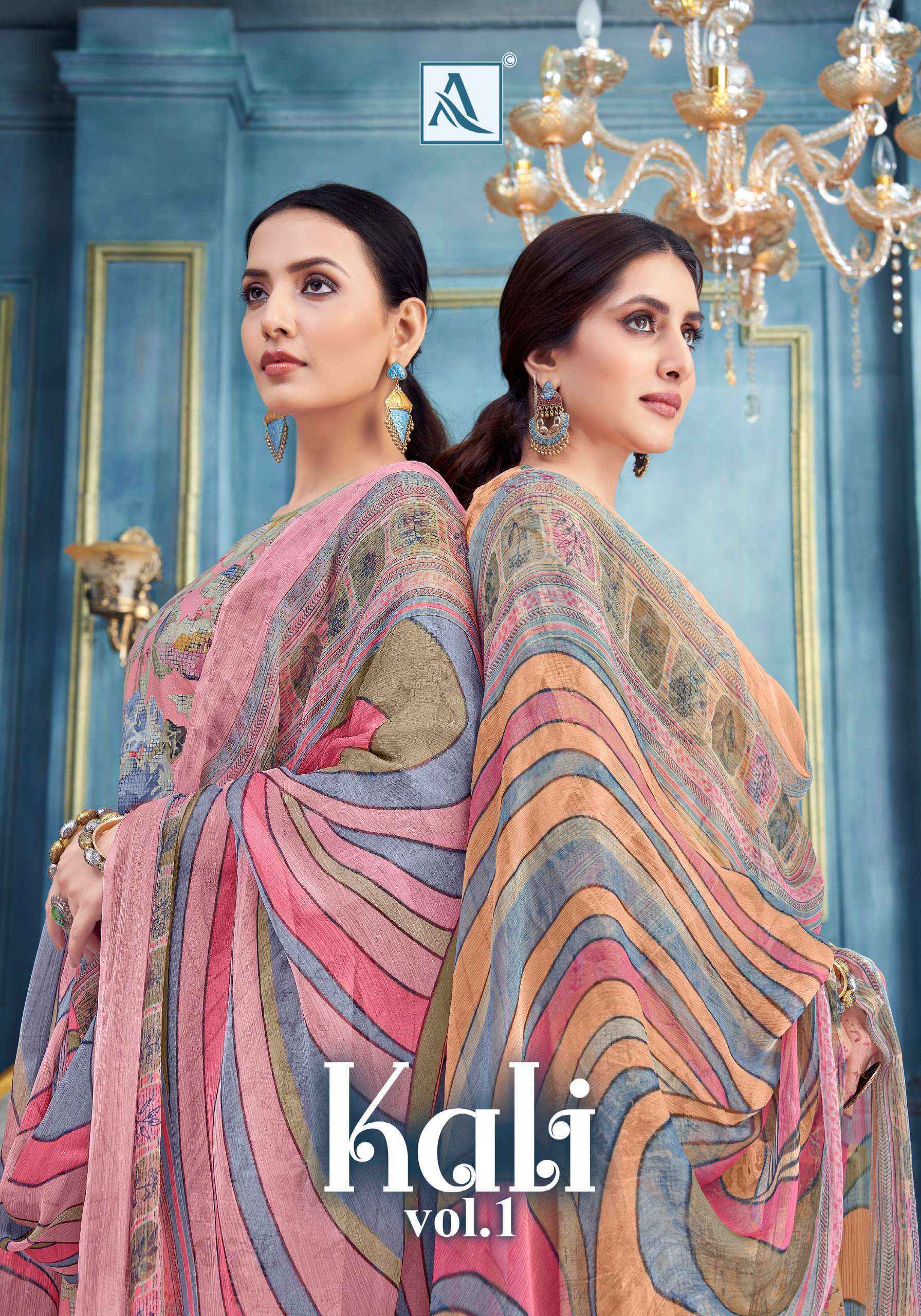 Alok Kali Viscouse Dress Material Wholesale Price ( 4 pcs Catalogue )