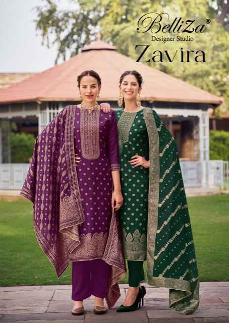 Belliza Designer Zavira Viscouse Dress Material Wholesale Price ( 6 pcs Catalogue )