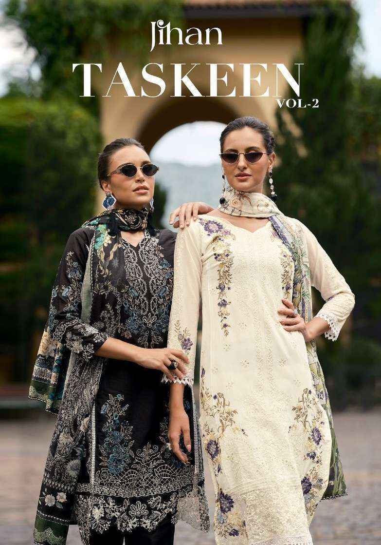Jihan Taskeen Vol 2 Cotton Suits Pakistani Salwar kameez ( 6 pcs Catalogue )