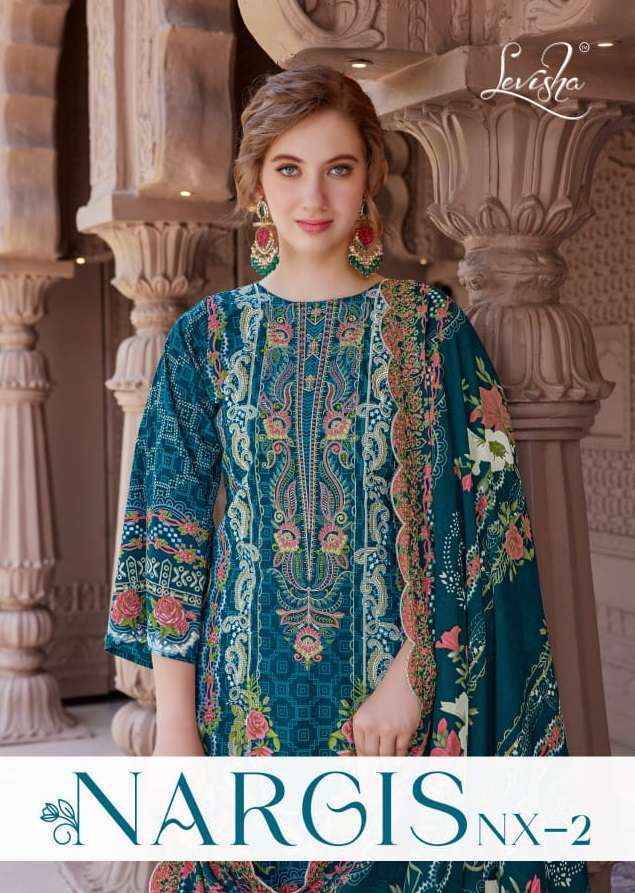 Levisha Nargis Nx Vol 2 Lawn Cotton Dress Material Wholesale Price ( 6 pcs Catalogue )