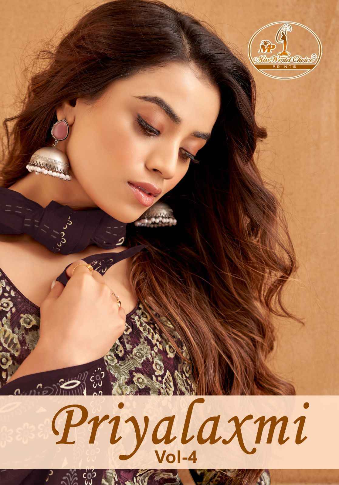 Miss World Choice Priyalaxmi Vol 4 Cotton Dress Material Wholesale Catalog ( 10 pcs Catalogue )
