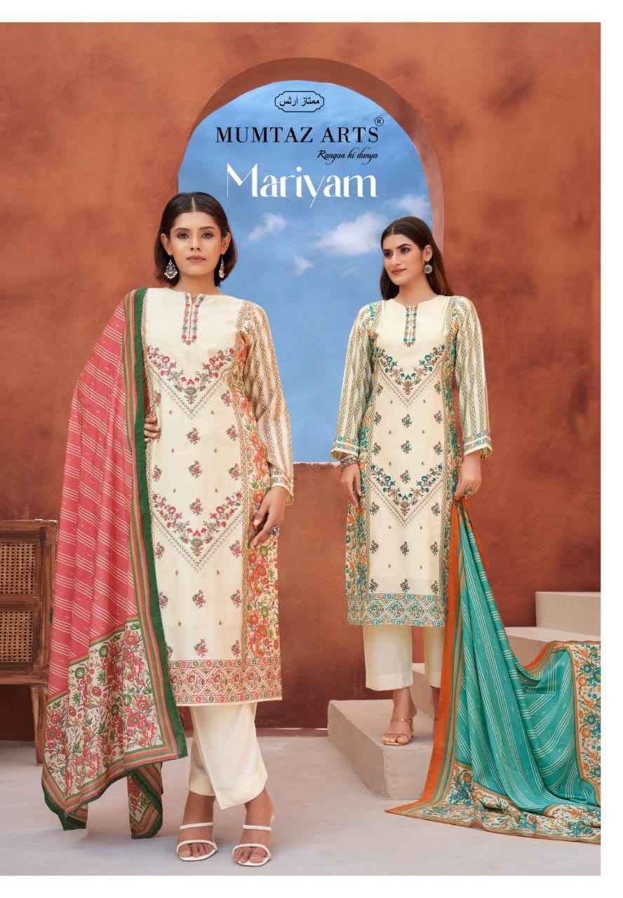 Mumtaz Arts Mariyam Viscose Rayon Dress Materia Wholesale Price ( 4 pcs Catalogue )