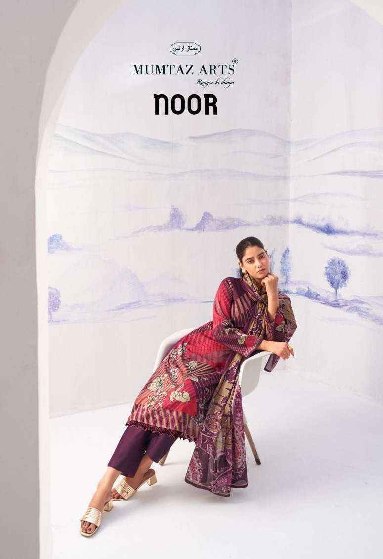 Mumtaz Arts Noor Jam Satin Dress Material Surat Wholesale ( 5 pcs Catalogue )