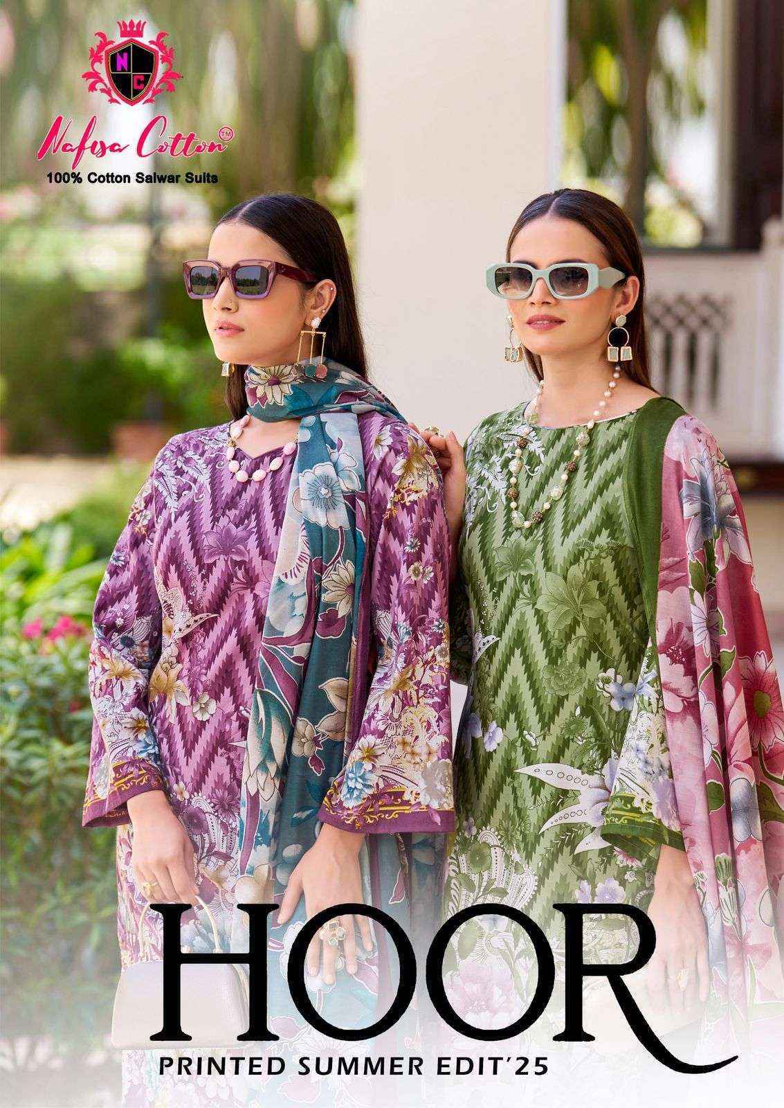 Nafisa Cotton Hoor Printed Summer Edition 25 Cotton Salwar Kameez Wholesale Rate ( 6 Pcs Catalog )