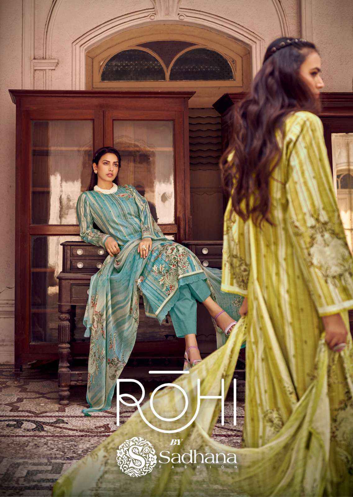 Sadhana Fashion Rohi Lawn Cotton Salwar Kameez Wholesale Rate ( 6 Pcs Catalog )