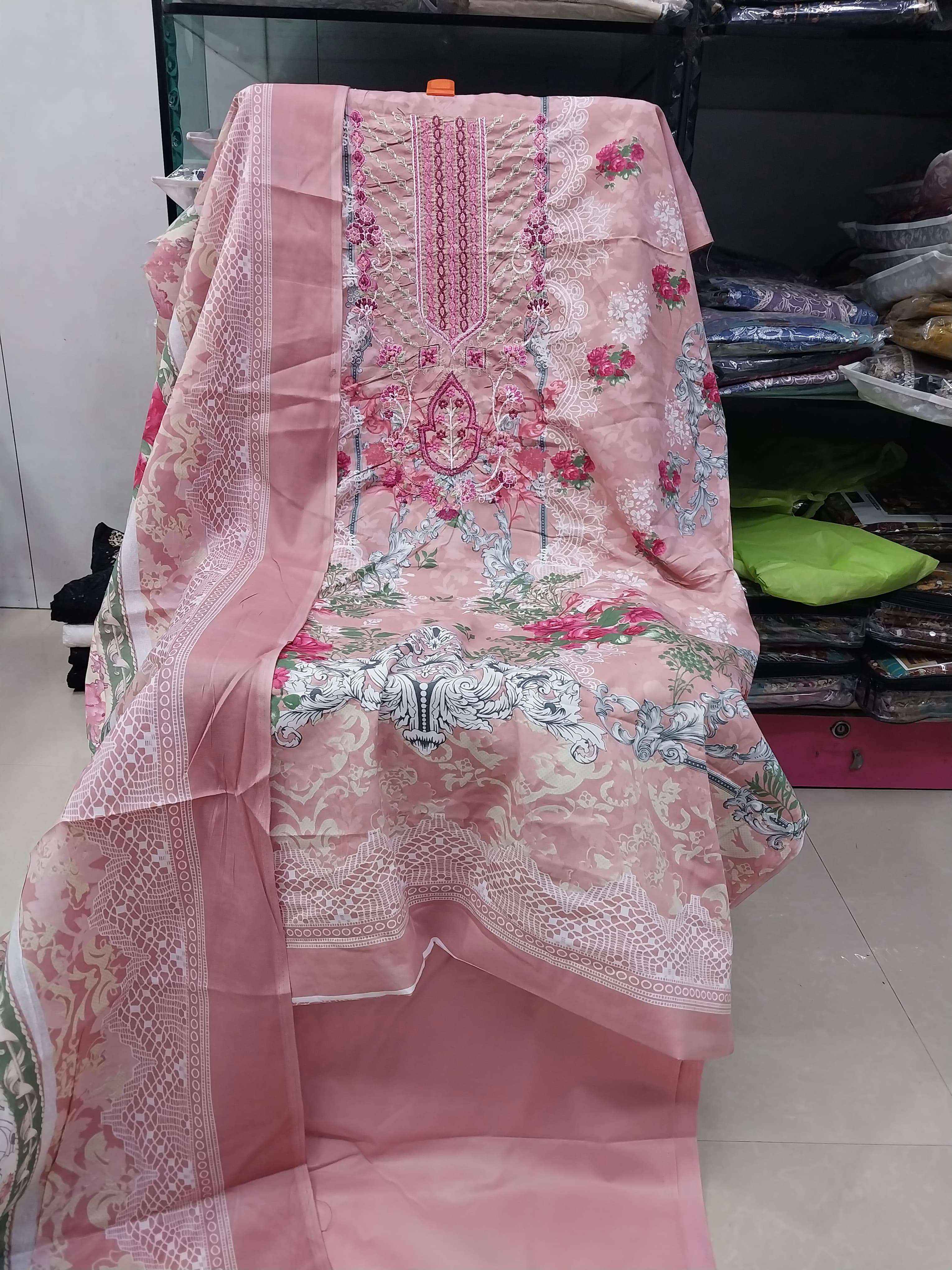 SF BIN SAEED EMBROIDERED SUIT COLLECTION WHOLESALE PRICE ( 8 PCS CATALOG )
