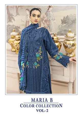 Shree Fabs Maria B Colour Collection Vol 2 Cotton Pakistani suits - surat Wholesale Market ( 4 pcs Catalogue )