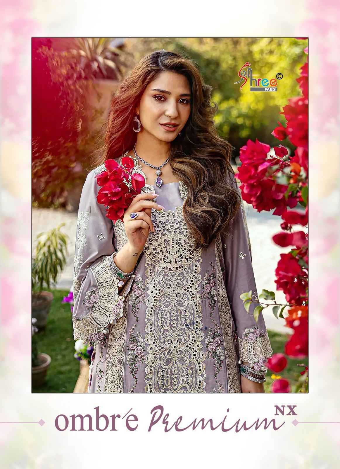 Shree Fabs Ombre Premium Nx Cotton Dress Material New Catalog ( 5 pcs Catalogue )