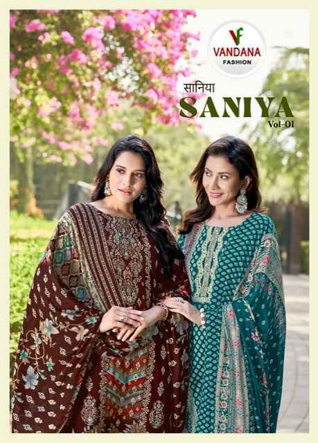 Vandana Fashion Saniya Vol 1 Viscouse Rayon Dress Material Wholesale Price ( 6 pcs Catalogue )