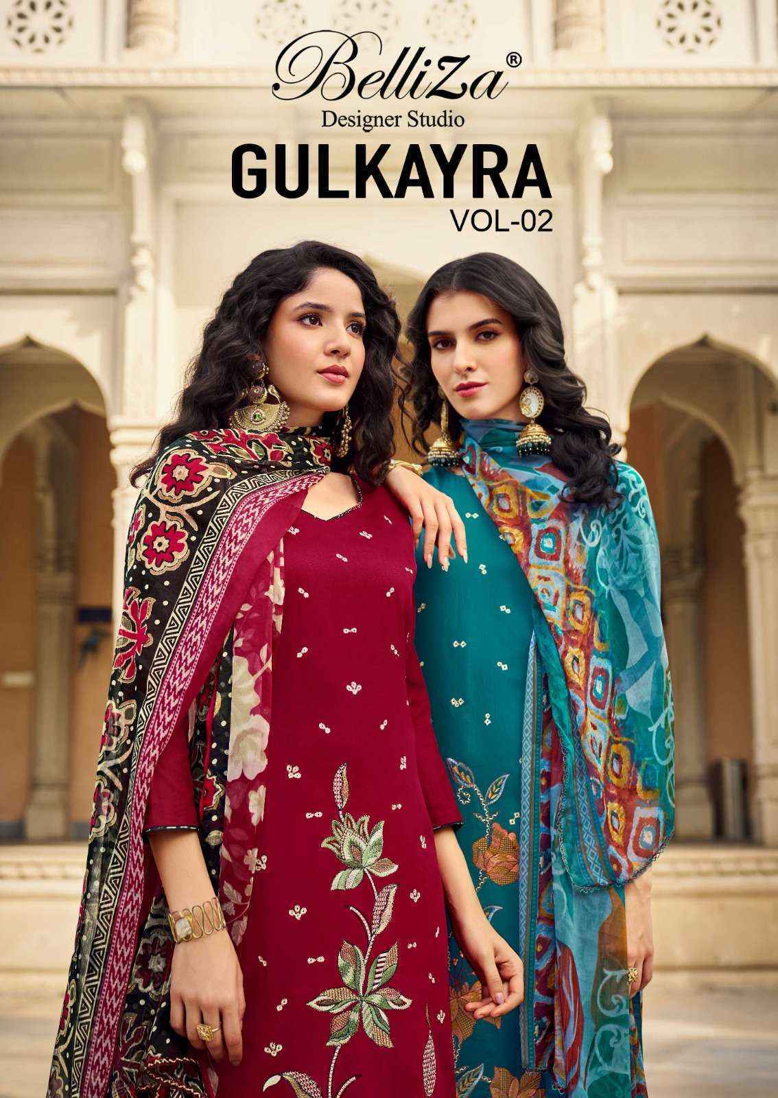 Belliza Gulkayra Vol 2 Jam Cotton Dress Material Wholesale Surat (8 pcs Catalogue