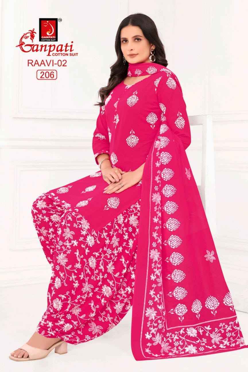 Ganpati Raavi Vol 2 Cotton Dress Material Wholesale Surat Market ( 6 pcs Catalogue )