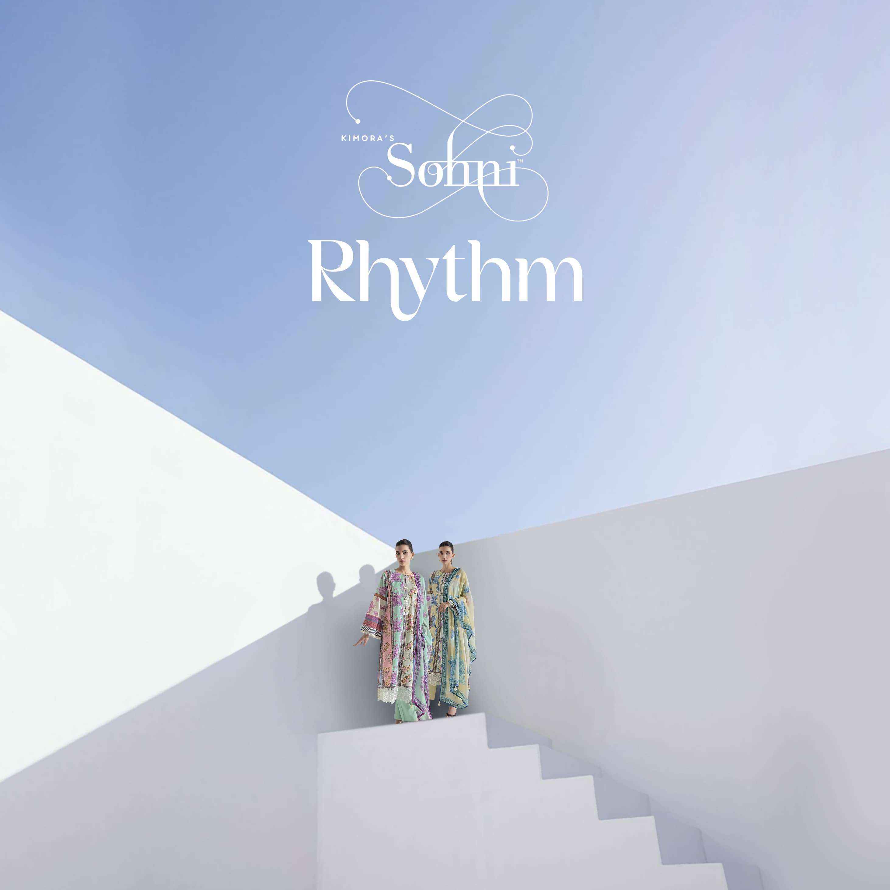 Kimora Sohni Rhythm Vol 26 Lawn Cotton Salwar Kameez Wholesale Price ( 4 Pcs Catalog )