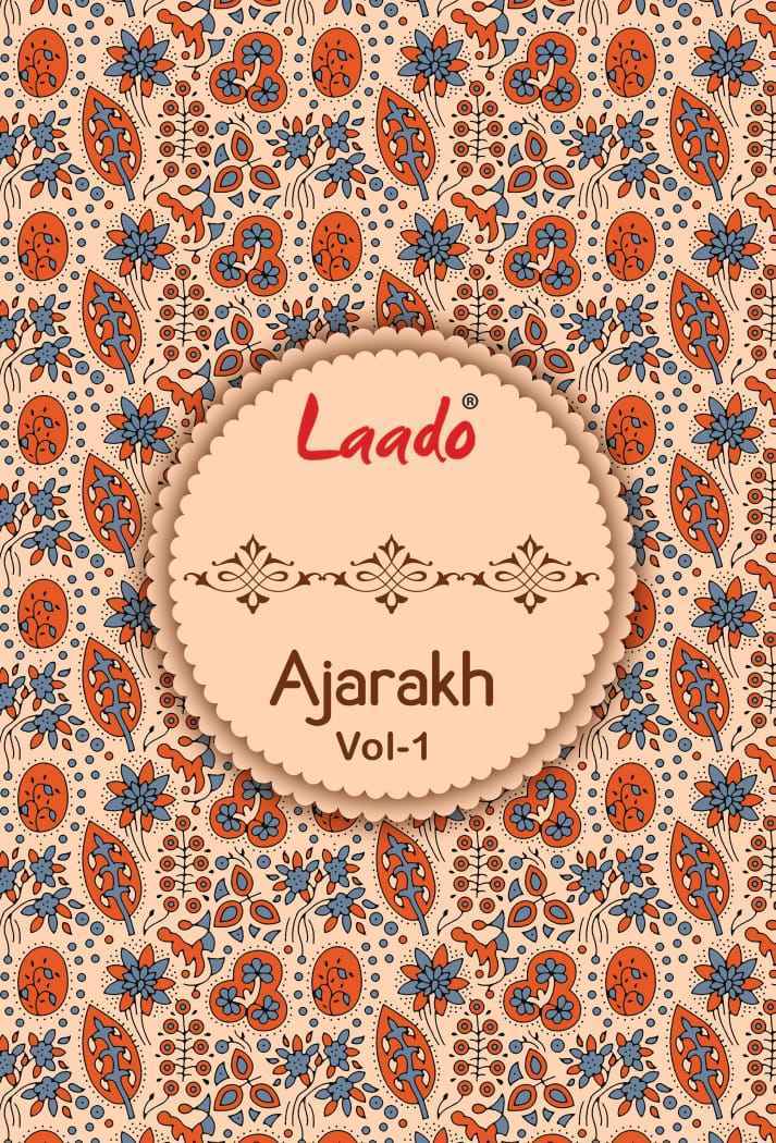 Laado Ajarakh Vol 1 Cotton Dress Material Latest Catalog ( 10 Pcs Catalog
