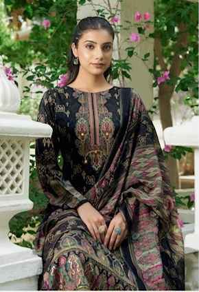 Rupali Fashion Florous Viscouse Musline Salwar Kameez Wholesale Rate ( 4 Pcs Catalog )