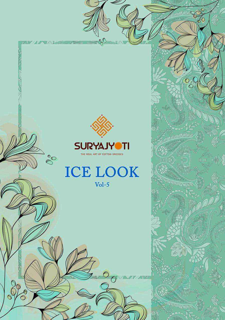 Suryajyoti Ice Look Vol 5 Cotton Dress Material Wholesale Price ( 8 pcs Catalogue