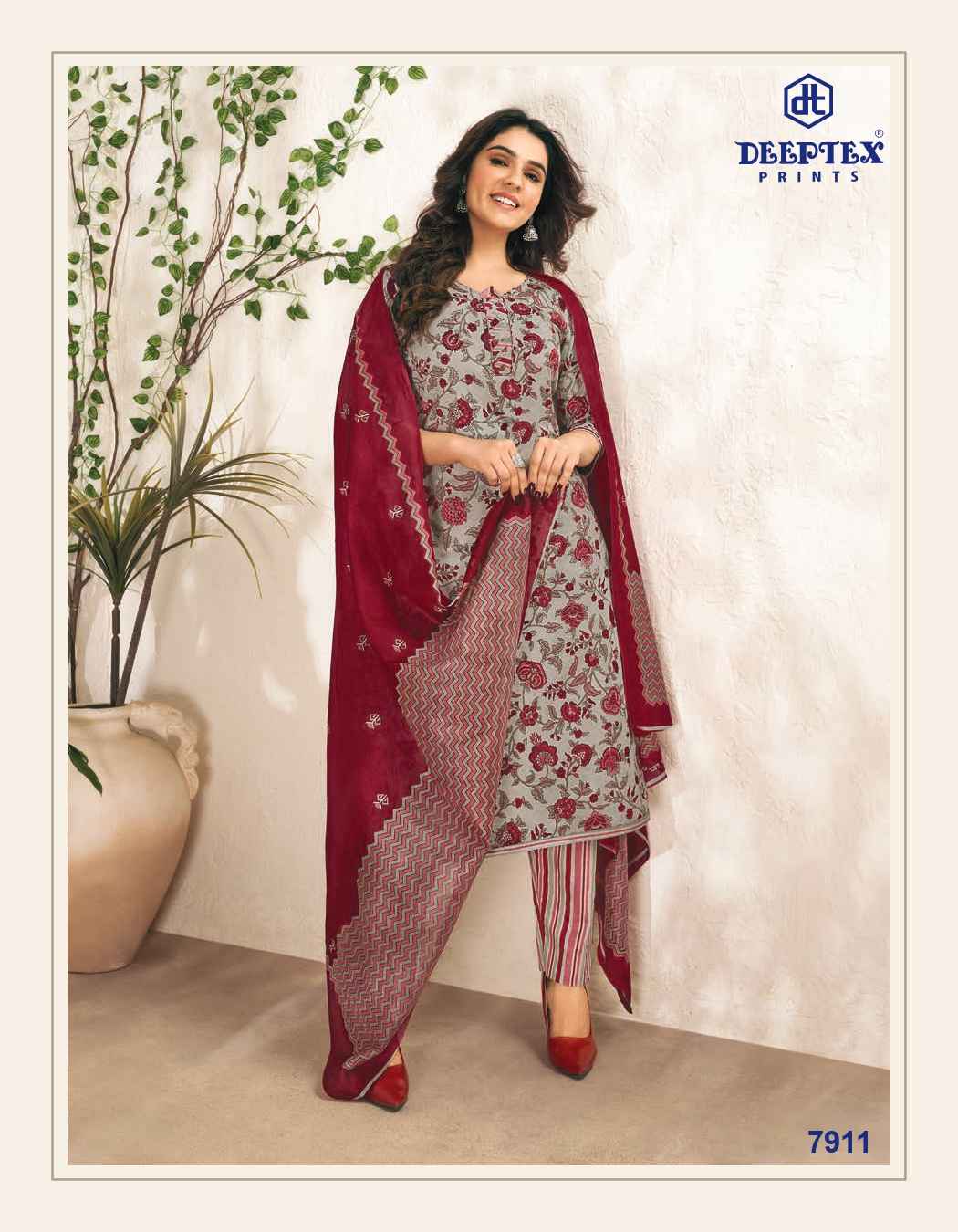 DEEPTEX PRINTS MISS INDIA VOL 79 PRINTED COTTON SALWAR SUITS WHOLESALER SURAT