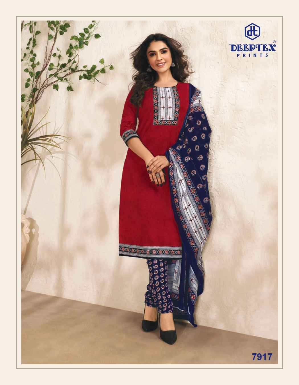 DEEPTEX PRINTS MISS INDIA VOL 79 PRINTED COTTON SALWAR SUITS WHOLESALER SURAT
