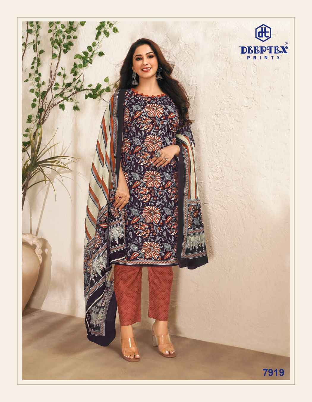 DEEPTEX PRINTS MISS INDIA VOL 79 PRINTED COTTON SALWAR SUITS WHOLESALER SURAT