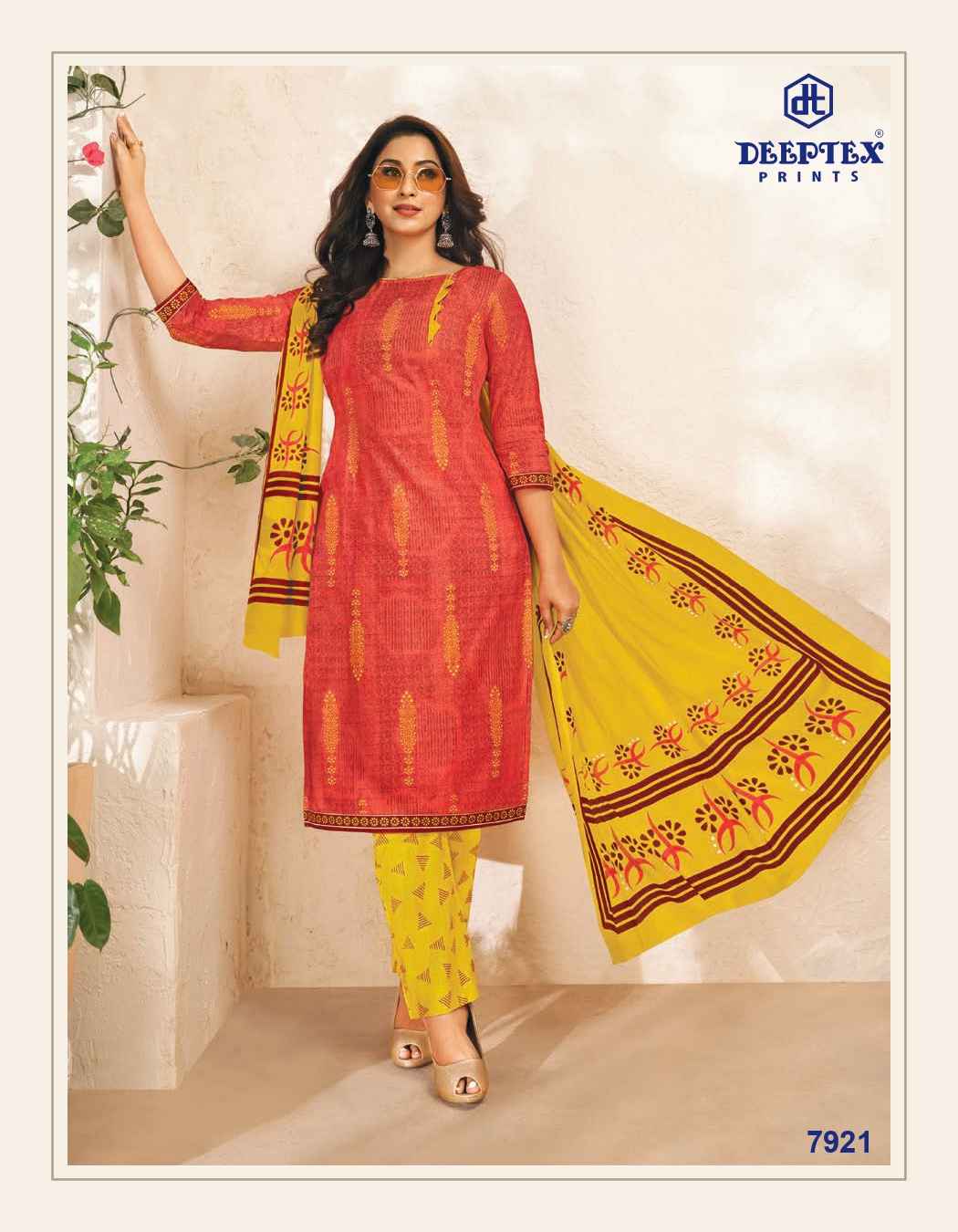 DEEPTEX PRINTS MISS INDIA VOL 79 PRINTED COTTON SALWAR SUITS WHOLESALER SURAT