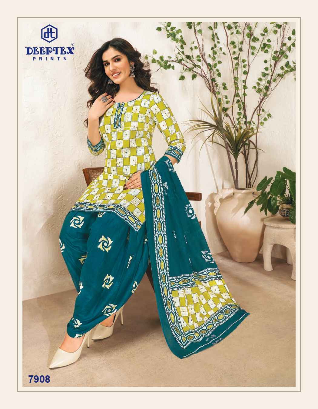 DEEPTEX PRINTS MISS INDIA VOL 79 PRINTED COTTON SALWAR SUITS WHOLESALER SURAT