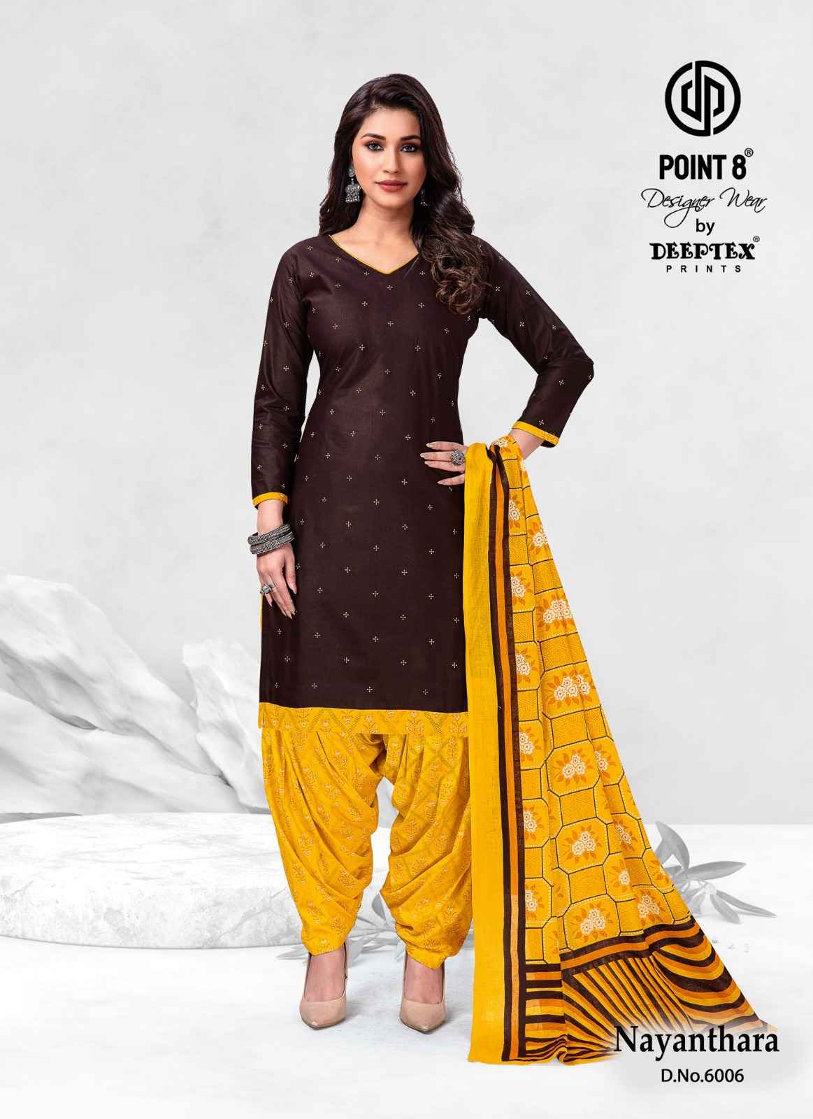  DEEPTEX PRINTS NAYANTHARA VOL 6 COTTON READY MADE PATIYALA SUITS WHOLESALER SURAT