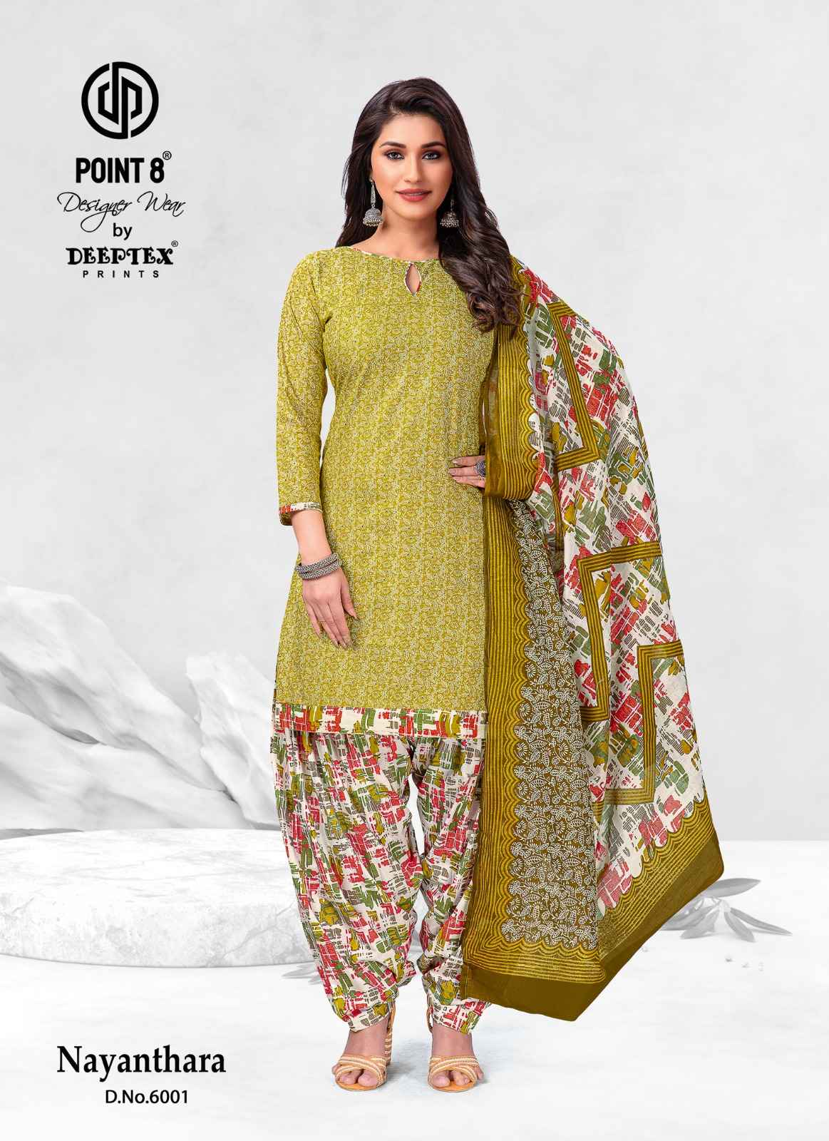  DEEPTEX PRINTS NAYANTHARA VOL 6 COTTON READY MADE PATIYALA SUITS WHOLESALER SURAT