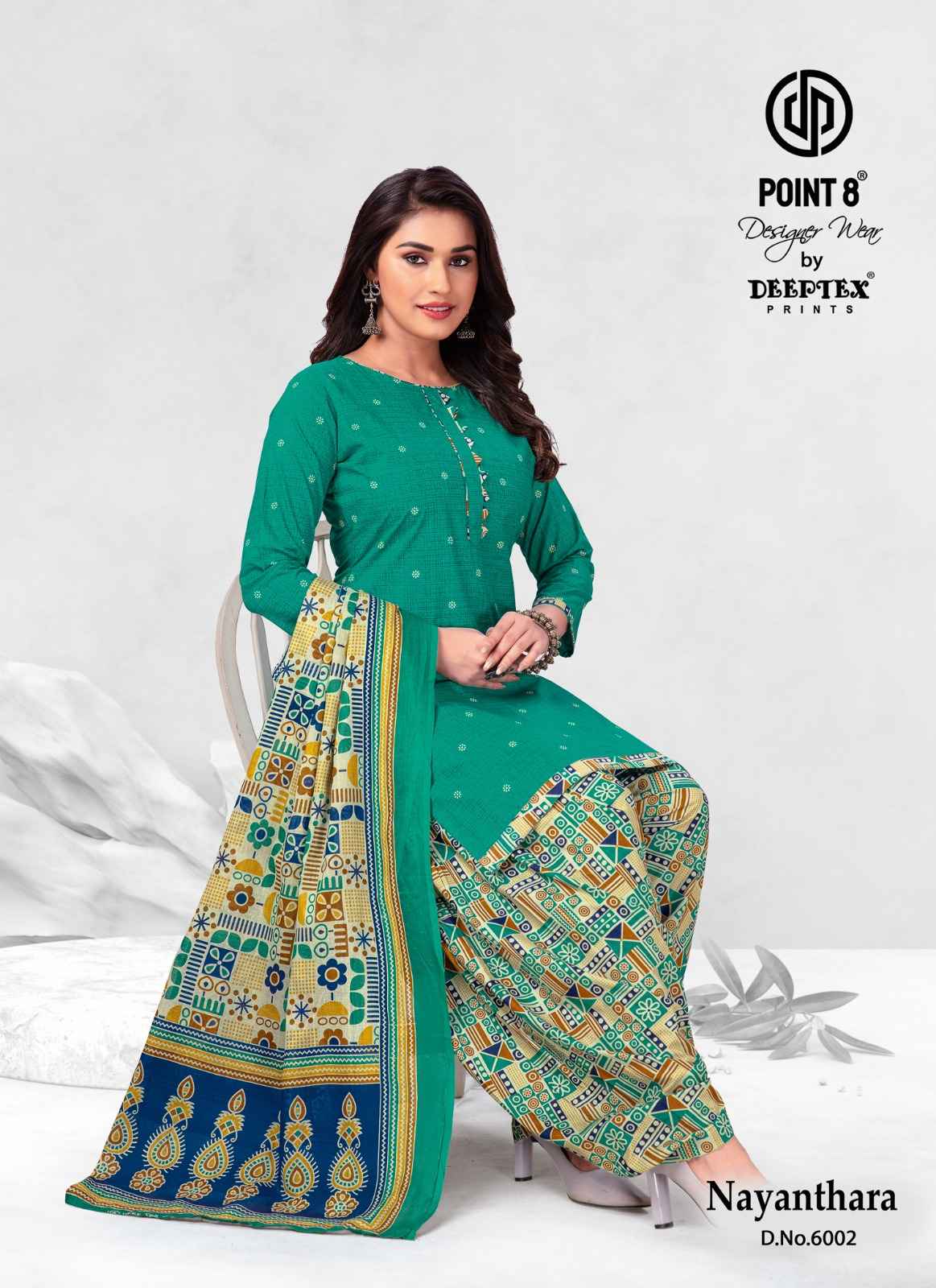  DEEPTEX PRINTS NAYANTHARA VOL 6 COTTON READY MADE PATIYALA SUITS WHOLESALER SURAT