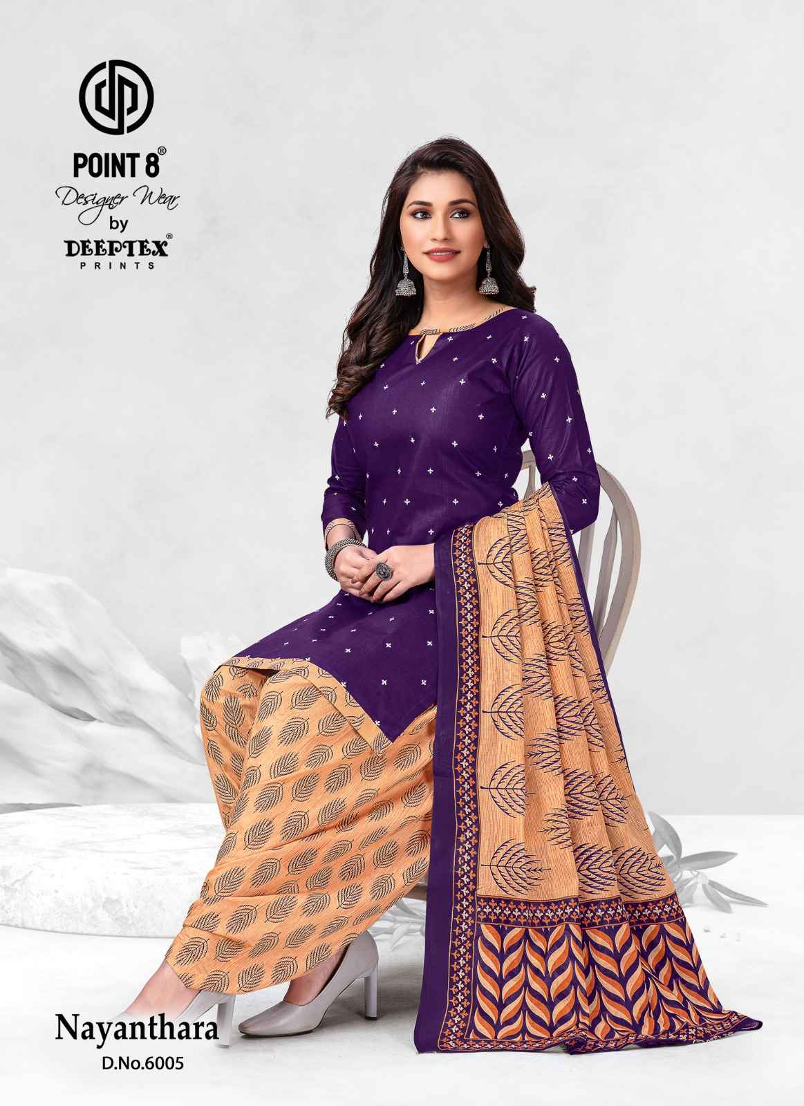  DEEPTEX PRINTS NAYANTHARA VOL 6 COTTON READY MADE PATIYALA SUITS WHOLESALER SURAT