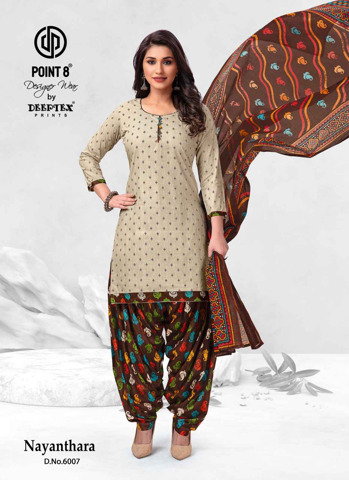  DEEPTEX PRINTS NAYANTHARA VOL 6 COTTON READY MADE PATIYALA SUITS WHOLESALER SURAT