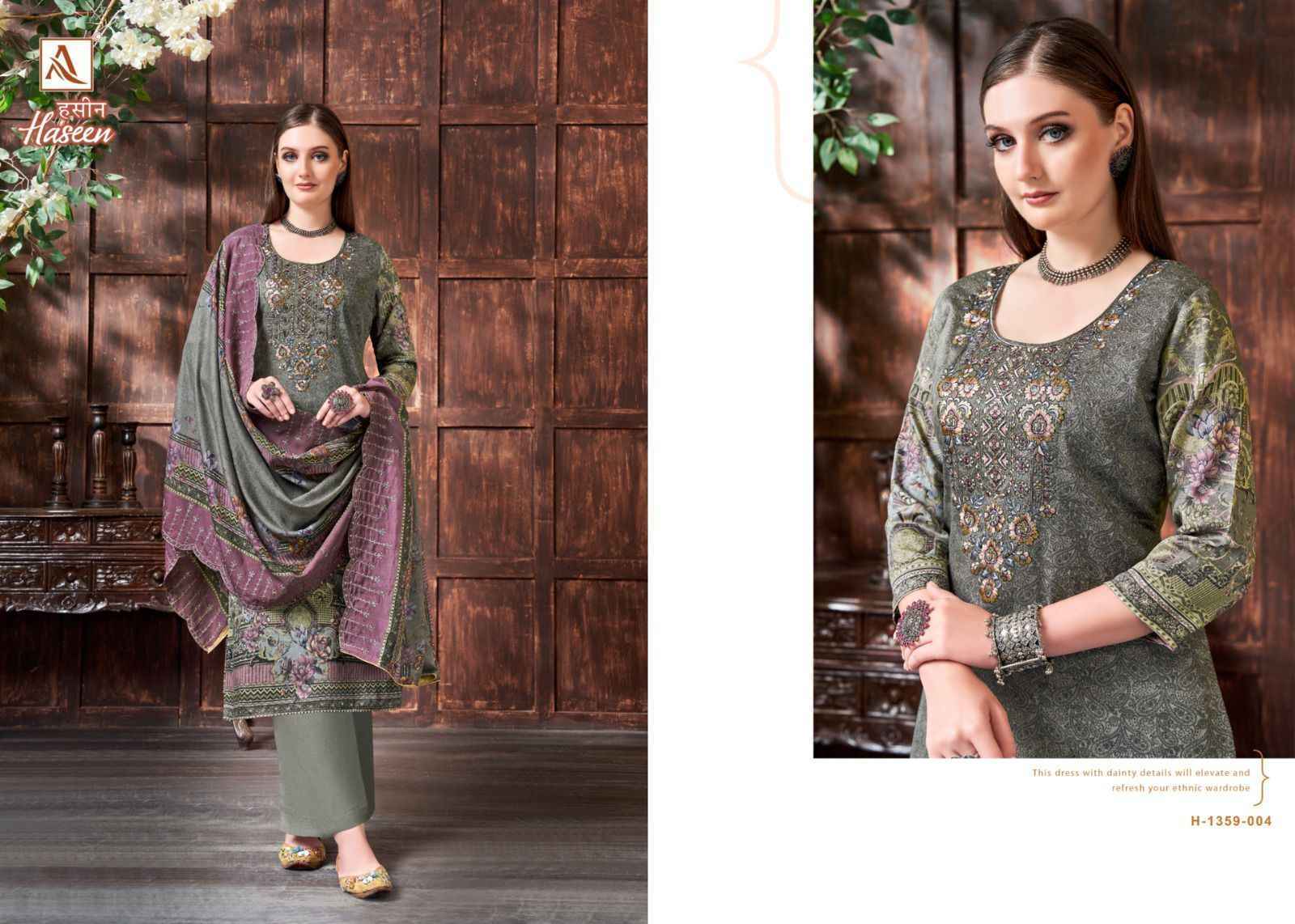 Alok Suits Haseen Jam Cotton Dress Material 8 pcs Catalogue