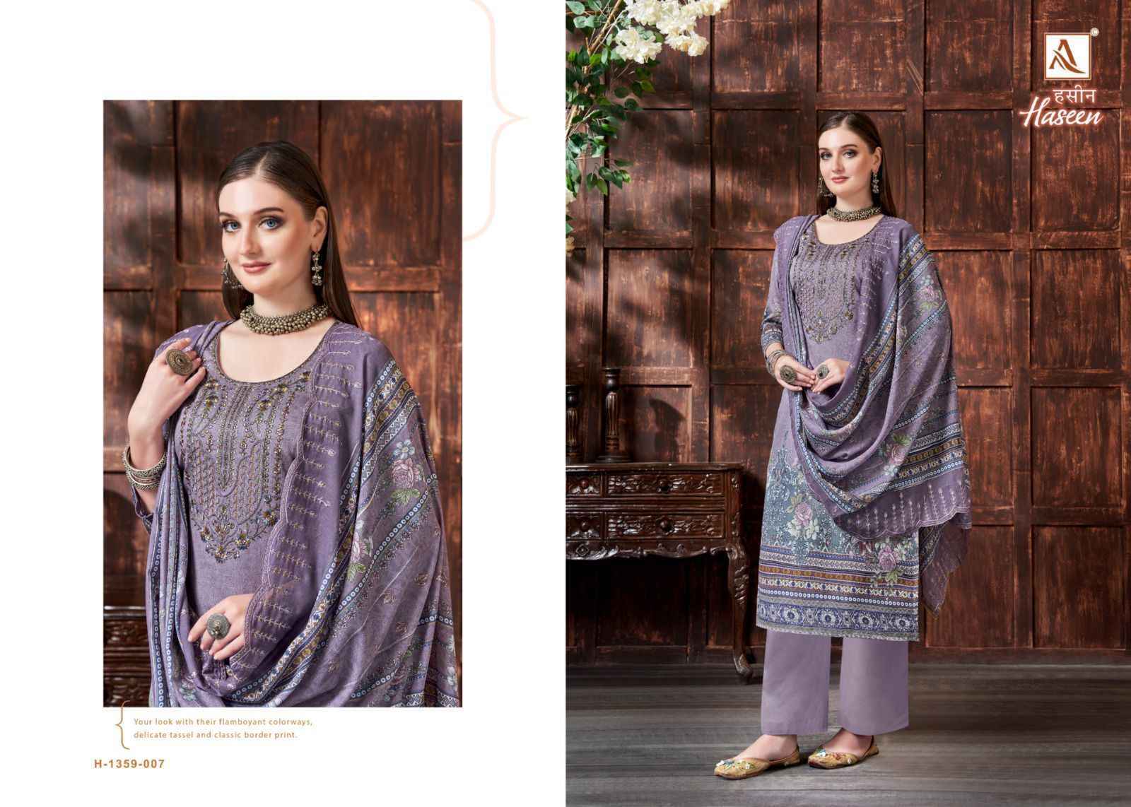 Alok Suits Haseen Jam Cotton Dress Material 8 pcs Catalogue
