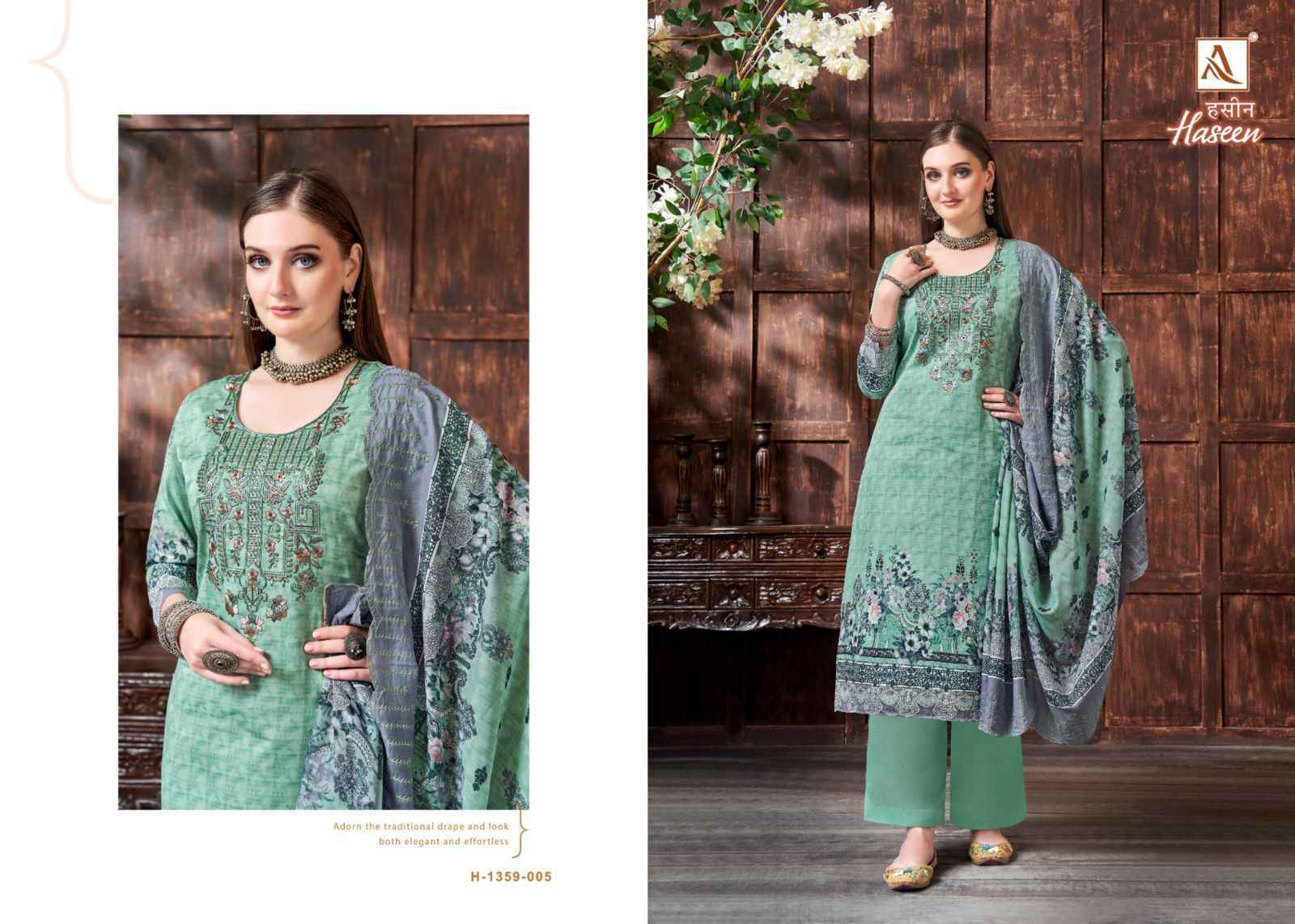 Alok Suits Haseen Jam Cotton Dress Material 8 pcs Catalogue