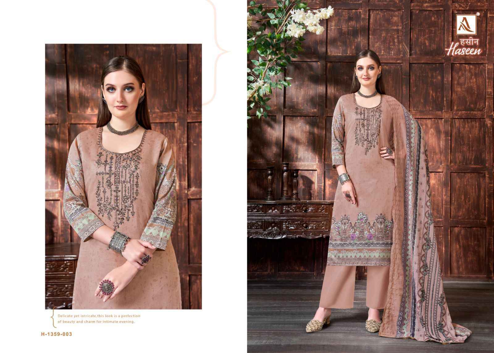 Alok Suits Haseen Jam Cotton Dress Material 8 pcs Catalogue