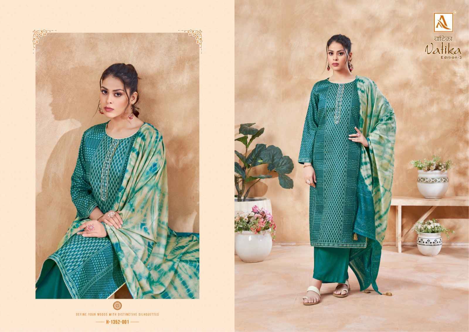 Alok Suits Vatika Edition Vol-3 Jam Cotton Dress Material 8 pcs Catalogue