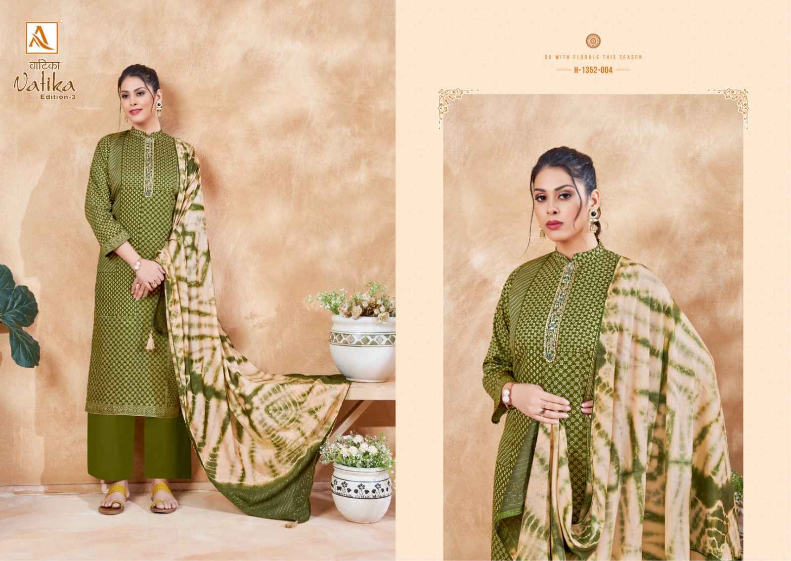 Alok Suits Vatika Edition Vol-3 Jam Cotton Dress Material 8 pcs Catalogue
