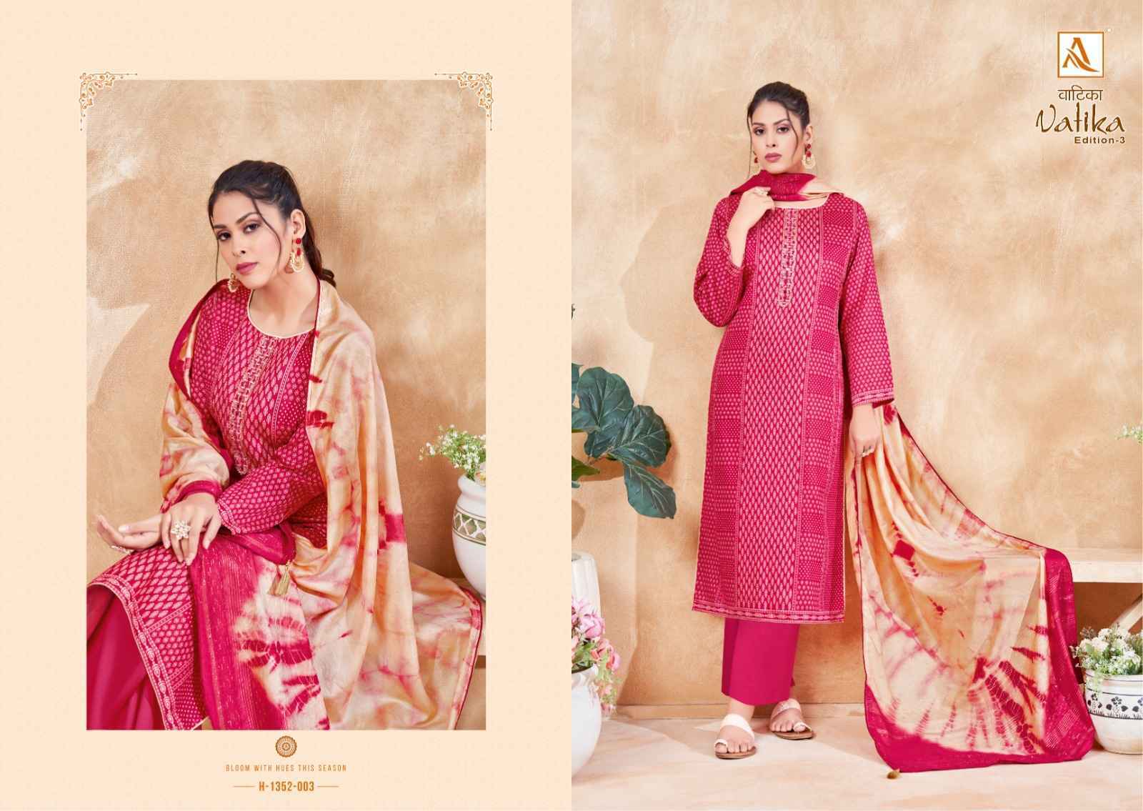 Alok Suits Vatika Edition Vol-3 Jam Cotton Dress Material 8 pcs Catalogue