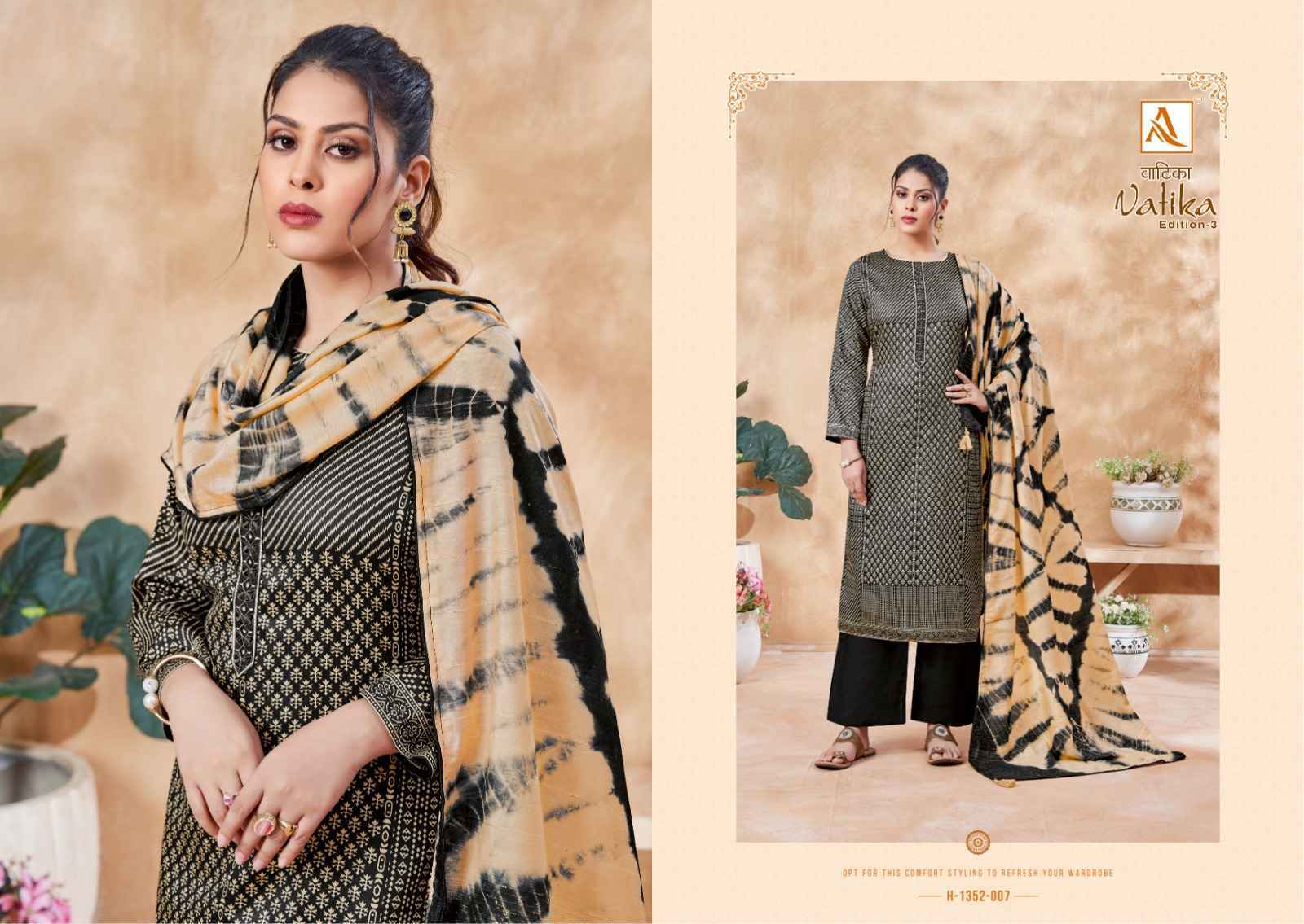Alok Suits Vatika Edition Vol-3 Jam Cotton Dress Material 8 pcs Catalogue