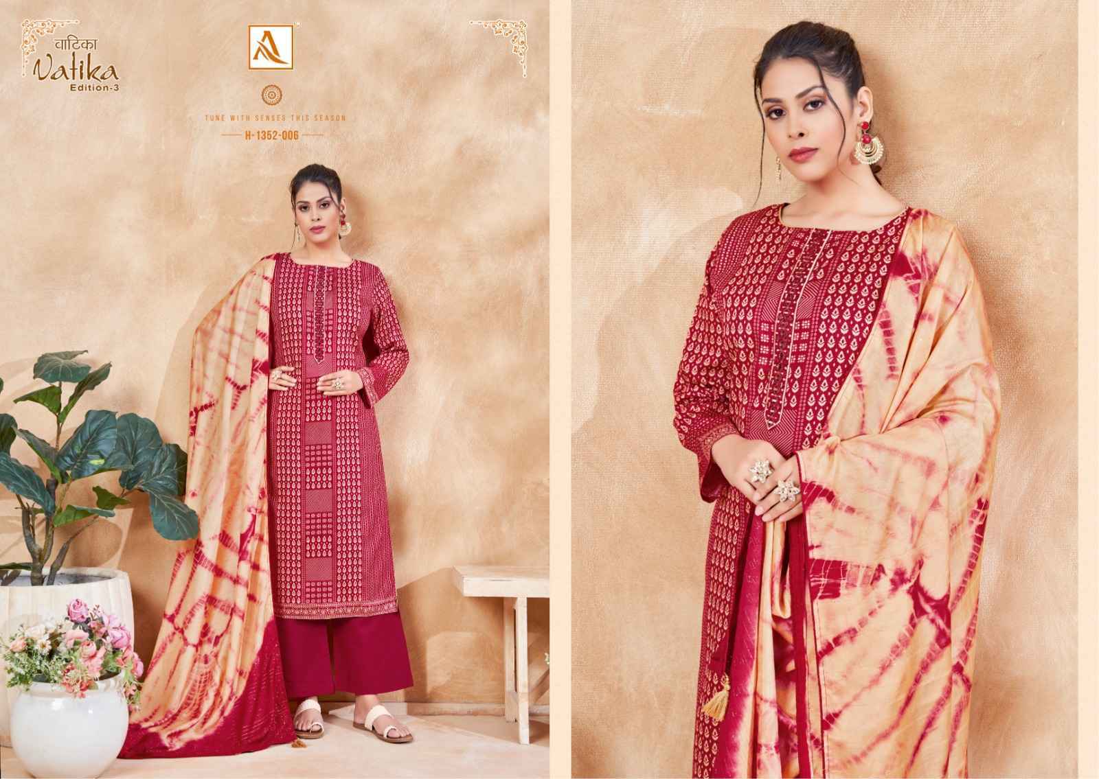 Alok Suits Vatika Edition Vol-3 Jam Cotton Dress Material 8 pcs Catalogue