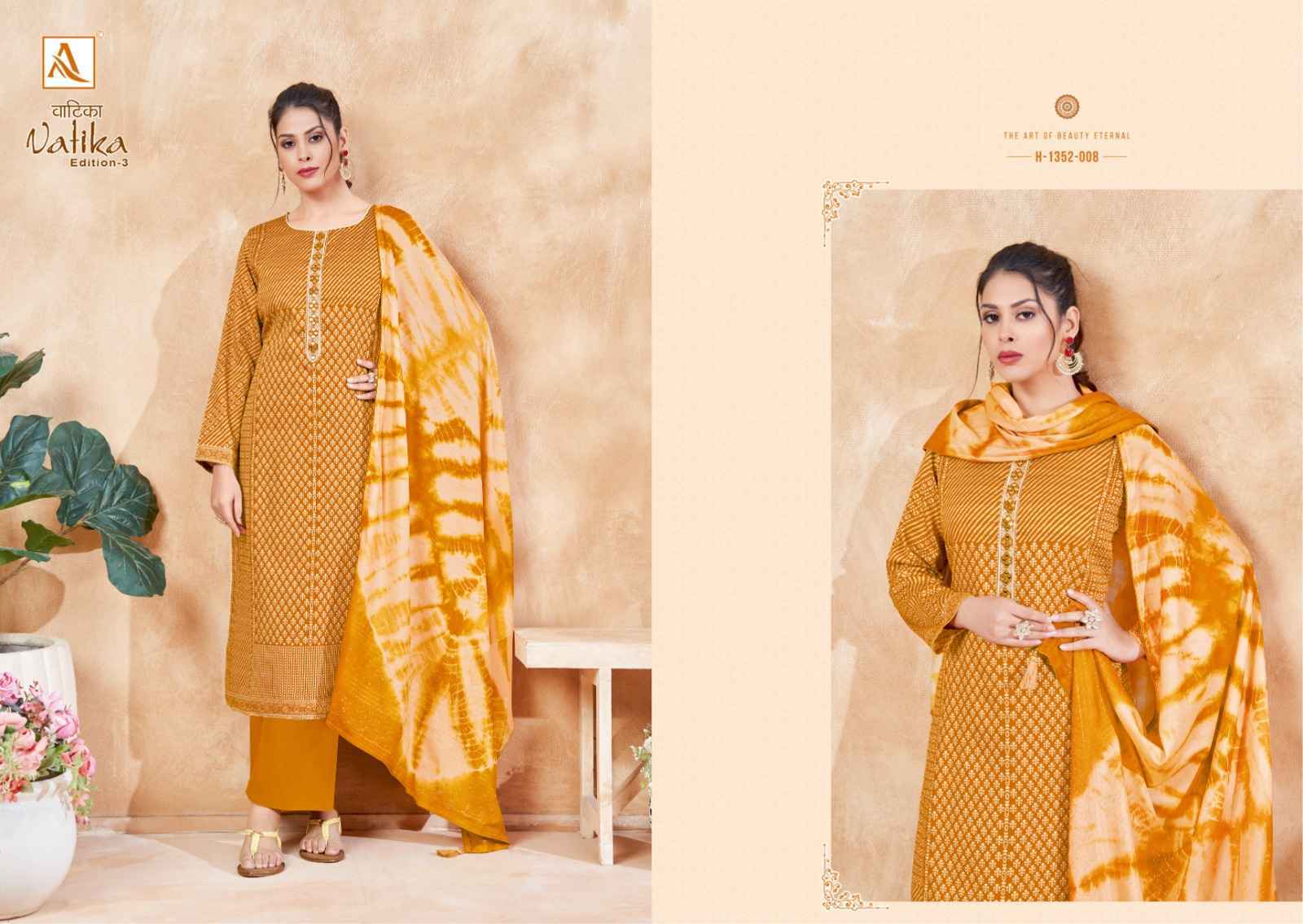 Alok Suits Vatika Edition Vol-3 Jam Cotton Dress Material 8 pcs Catalogue