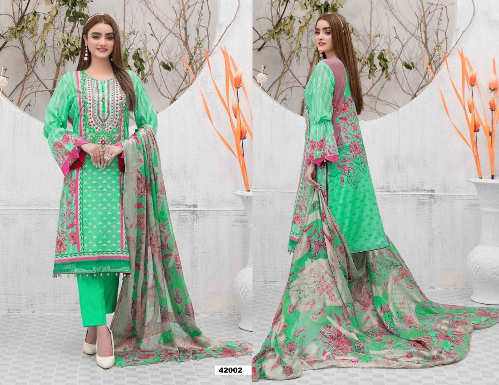 APANA COTTON RAZIA SULTAN VOL 42 COTTON PAKISTANI  SALWAR SUITS