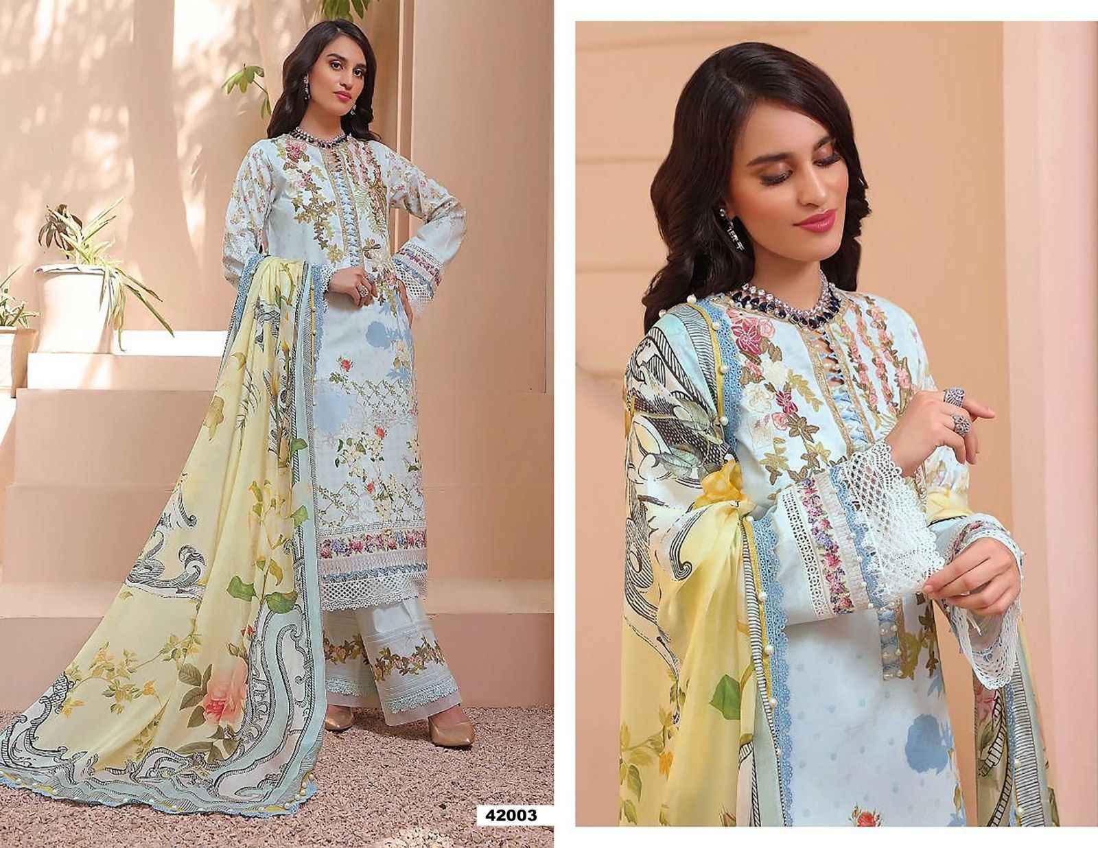 APANA COTTON RAZIA SULTAN VOL 42 COTTON PAKISTANI  SALWAR SUITS